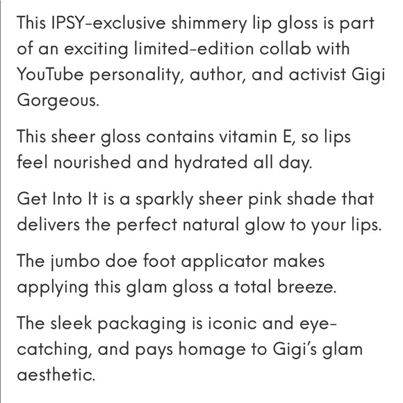 Gigi Gorgeous Shimmer Gloss - Picture 6 of 7